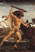 Antonio Pollaiolo Hercules and the Hydra oil painting